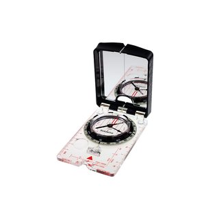 Suunto Spiegelkompass MC-2NH, transparente Bodenplatte, Spiegel mit Kimme, Peilloch, Dmmerungsmarken, Tragekordel