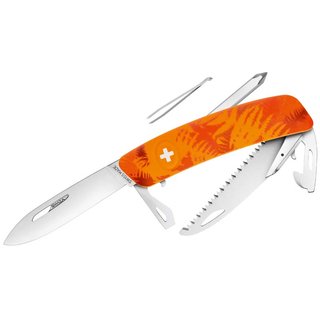 SWIZA Schweizer Messer C06 FILIX  orange-farn Anti-Rutsch-Schalen, Sge 12 Funktionen