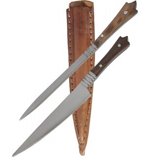 Mittelalterliches Besteck Set Messer und Spie