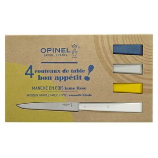 Opinel Bon Appetit Celeste Tafelmesser Set 4 Stck